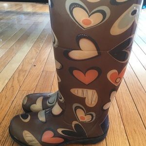 Kamik heart rain boots